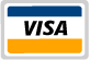 Nous acceptons Visa logo design Visa