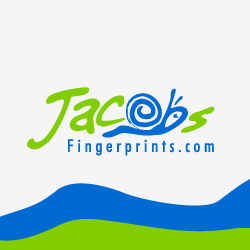 conception de logo Jacob's Fingerprints.com