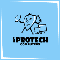 conception de logo iProtech Computers