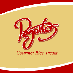 conception de logo Pegaitos Gourmet Rice Treats