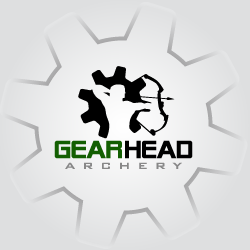conception de logo Gearhead Archery