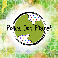 conception de logo Polka Dot Planet