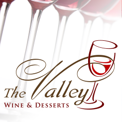 conception de logo The Valley – Wine & Desserts