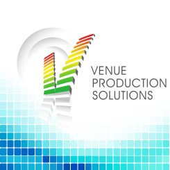 conception de logo Venue Production Solutions