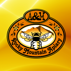 logo design Rocky Mountain Apiary