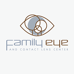 conception de logo Family Eye and Contact Lens