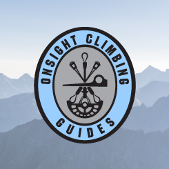 conception de logo Onsight Climbing Guides