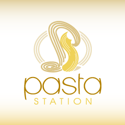 conception de logo pasta station