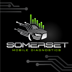 conception de logo SOMERSET mobile diagnostics