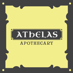 conception de logo Athelas Apothecary