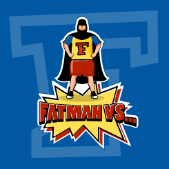 conception de logo Fatman vs