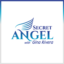 logo design Secret Angel with Gina Rivera