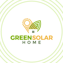 conception de logo Green Solar Home
