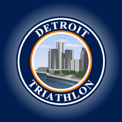 conception de logo DETROIT TRIATHLON
