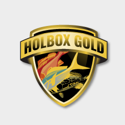 logo design Holbox Gold