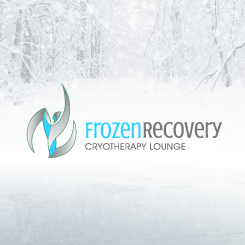 conception de logo Frozen Recovery Cryotherapy