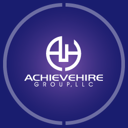 conception de logo Achievehire Group, LLC