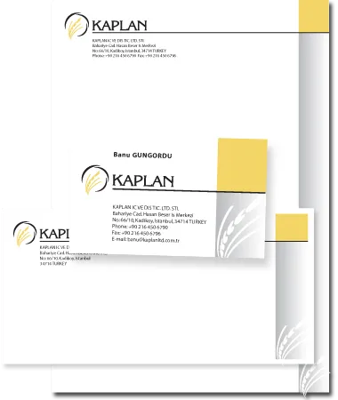 Stationery Design Kaplan