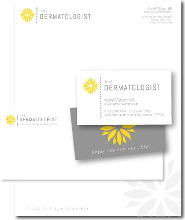 Stationery Design The dermatologist