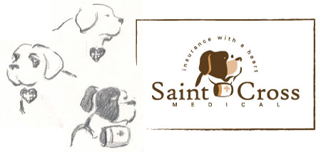 Saint Cross Medical logo design