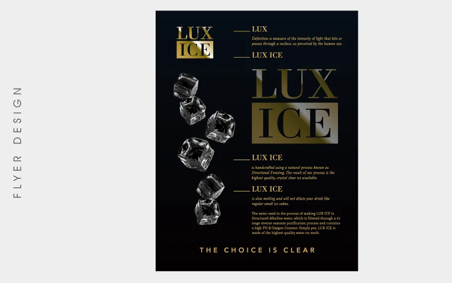 Design graphique LuxIce