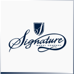 conception de logo Signature Wheel Company