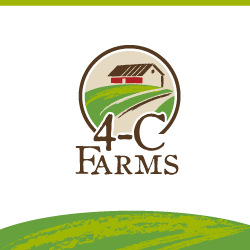 conception de logo 4-C Farms