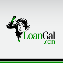 conception de logo LoanGal.com