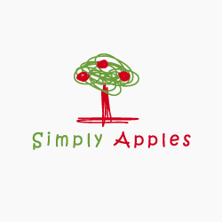 conception de logo Simply Apples