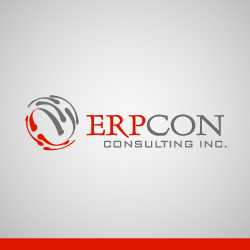 conception de logo Erpcon Consulting Inc