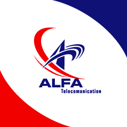 conception de logo Alfa Telecomunication