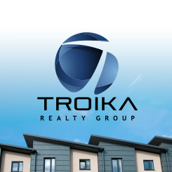 conception de logo Troika Realty Group