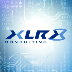 conception de logo XLR8 Consulting