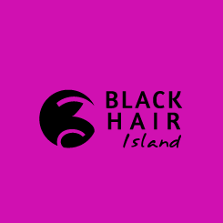 conception de logo Black Hair Island