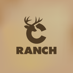 conception de logo C Ranch