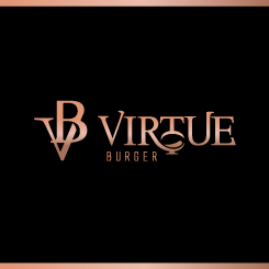 conception de logo Virtue Burger
