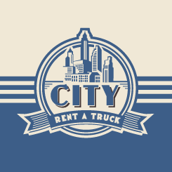 conception de logo City Rent A Truck