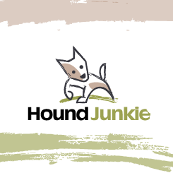 conception de logo Hound Junkie