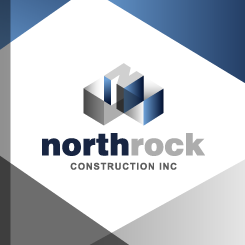 logo design NorthRock Construction 