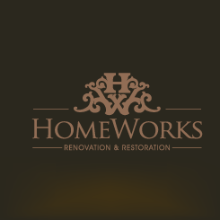 conception de logo HomeWorks Renovation