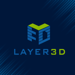 conception de logo LAYER3D