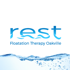 conception de logo REST Floatation Therapy Oakvil
