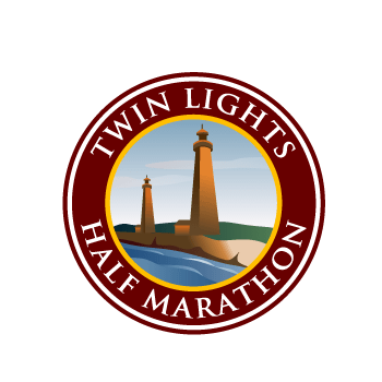 Twin Lights half marathon Logo