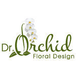 Dr. Orchid Floral Design Logo