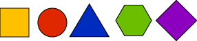 Balanced Symmetrical Logo Shapes