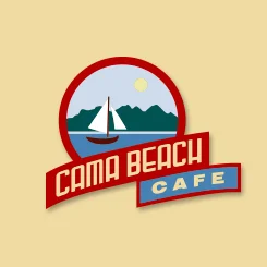 Logo design cama beach
