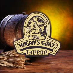 Logo design hogan goat