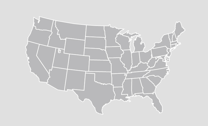 USA Map logo. Select state