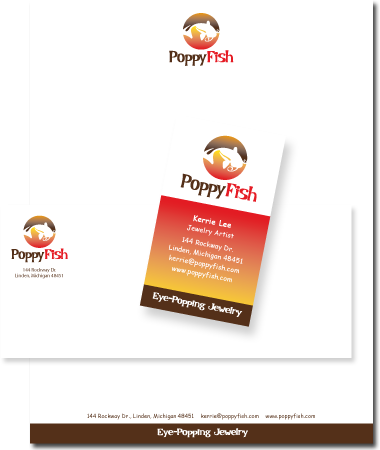 Stationery Design PoppyFish