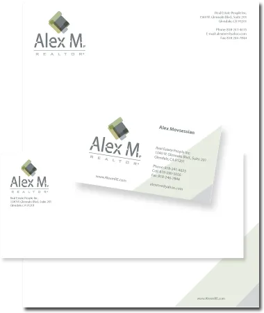 Stationery Design Alex M. Realtor